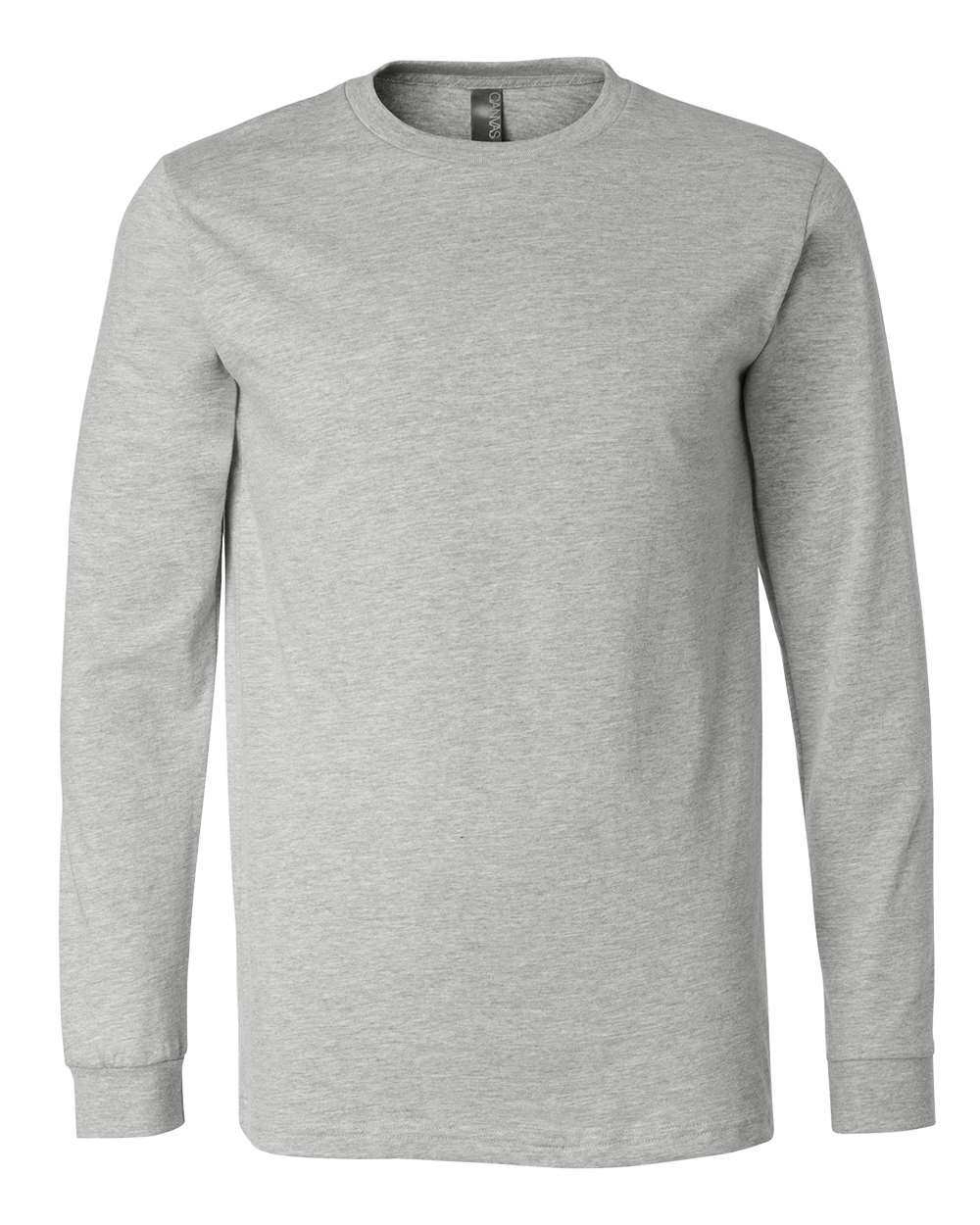 Bella Canvas Longsleeve Tee-CVC- Athletic Grey
