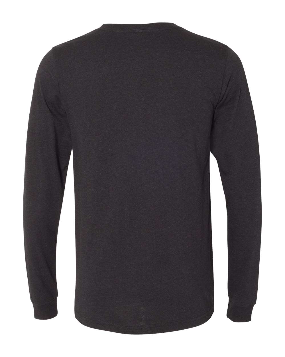 Bella Canvas Longsleeve Tee-CVC-Black Heather
