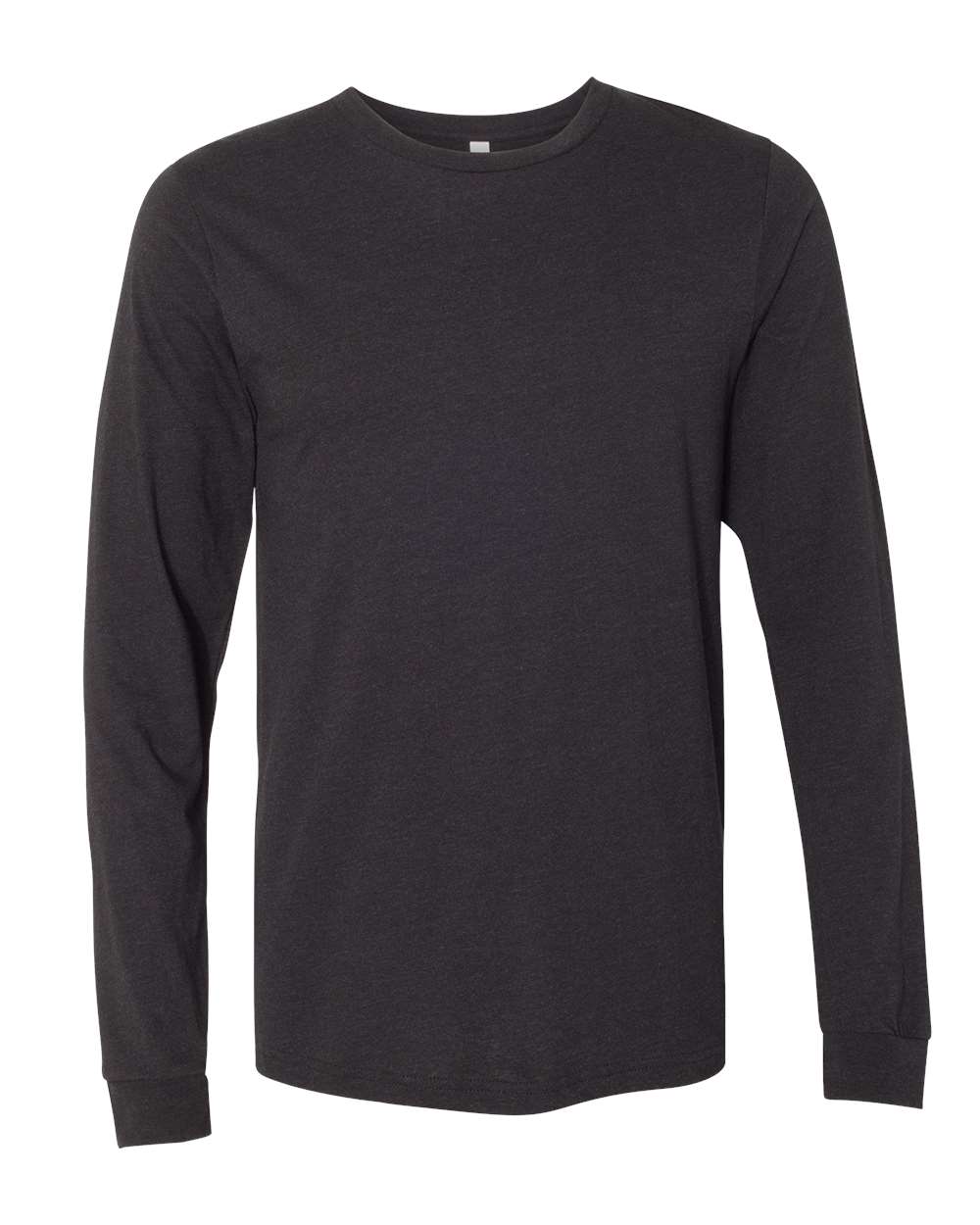 Bella Canvas Longsleeve Tee-CVC-Black Heather