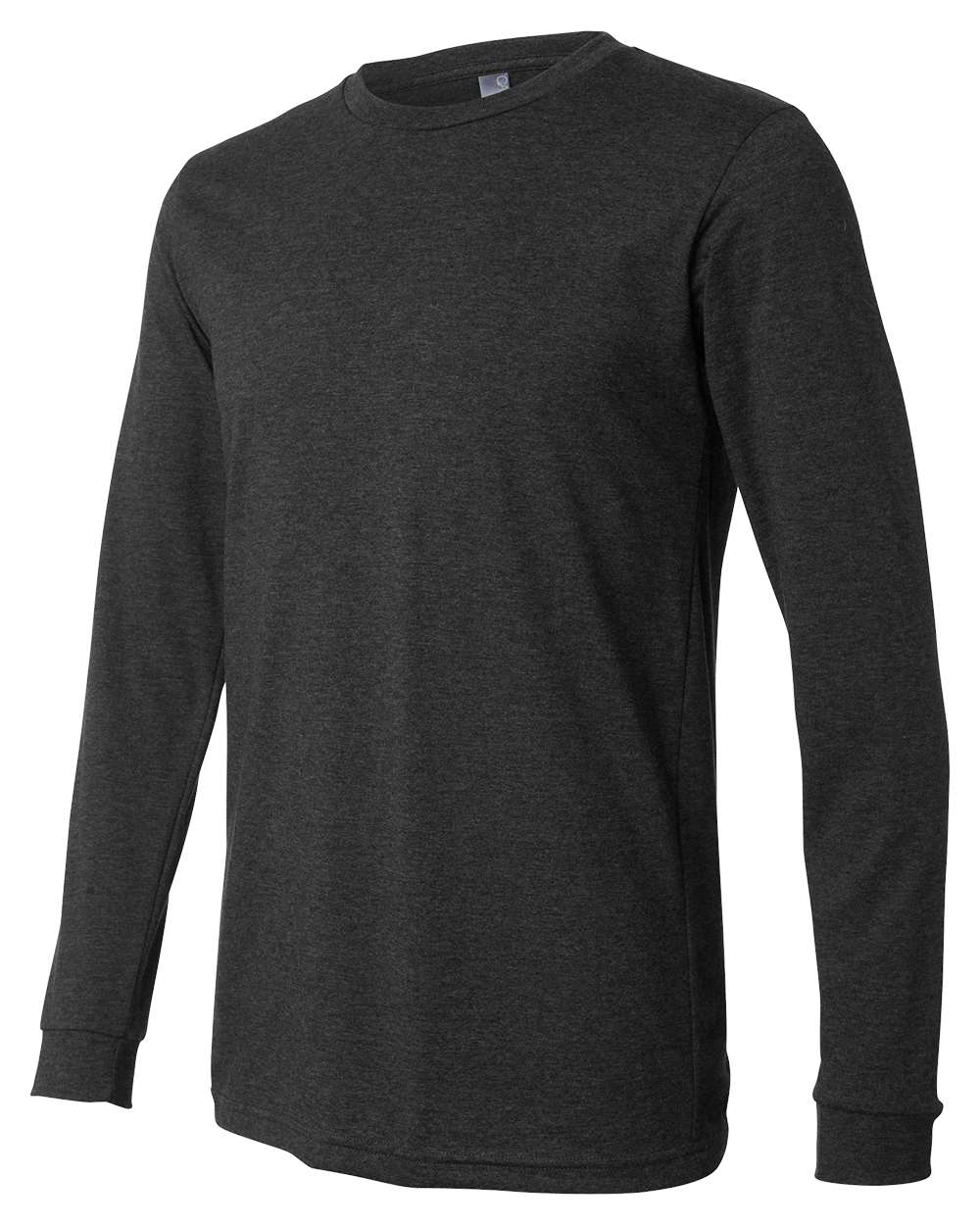 Bella Canvas Longsleeve Tee-CVC-Dark Grey Heather