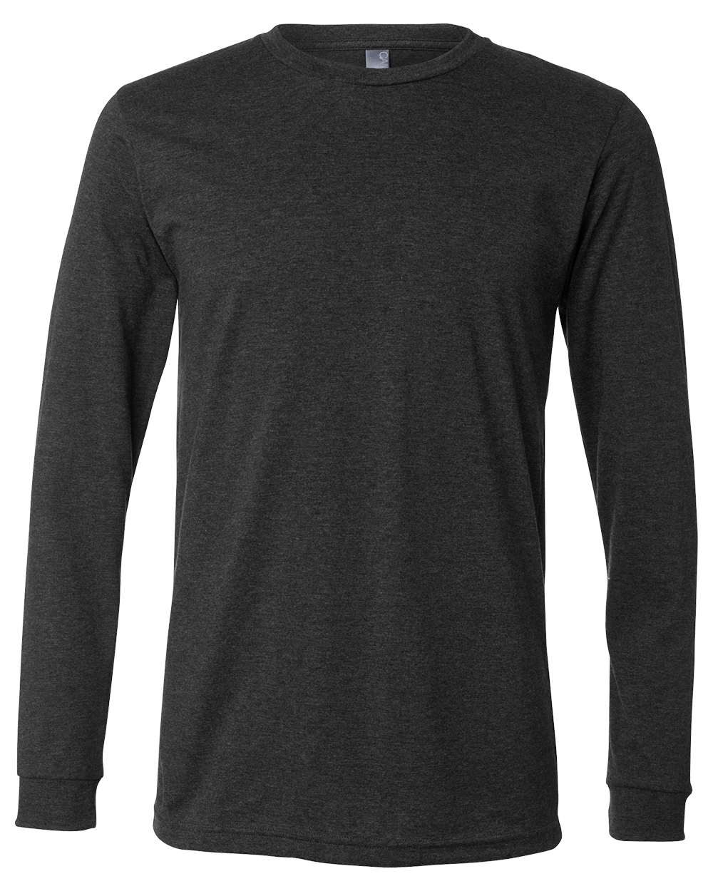 Bella Canvas Longsleeve Tee-CVC-Dark Grey Heather
