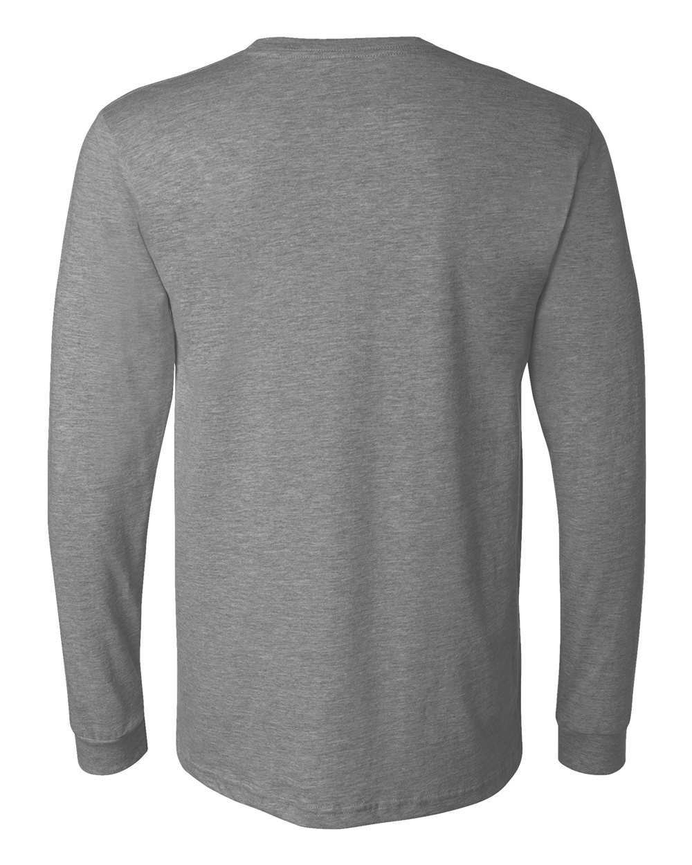 Bella Canvas Longsleeve Tee-CVC-Deep Heather