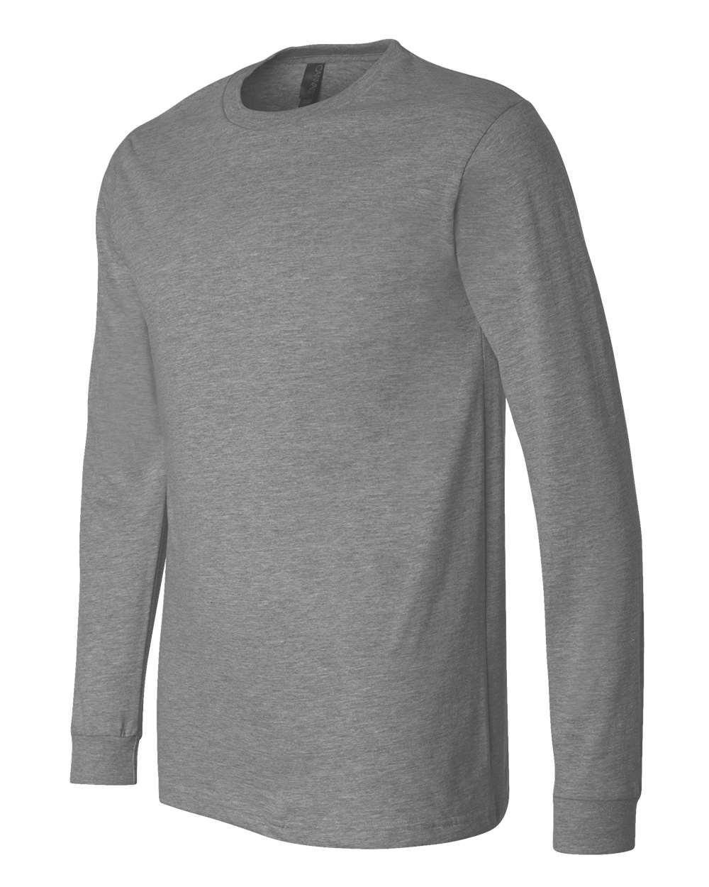 Bella Canvas Longsleeve Tee-CVC-Deep Heather