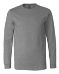 Bella Canvas Longsleeve Tee-CVC-Deep Heather