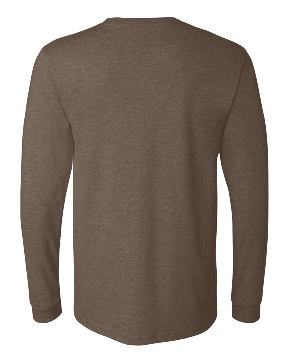 Bella Canvas Longsleeve Tee-CVC-Heather Brown