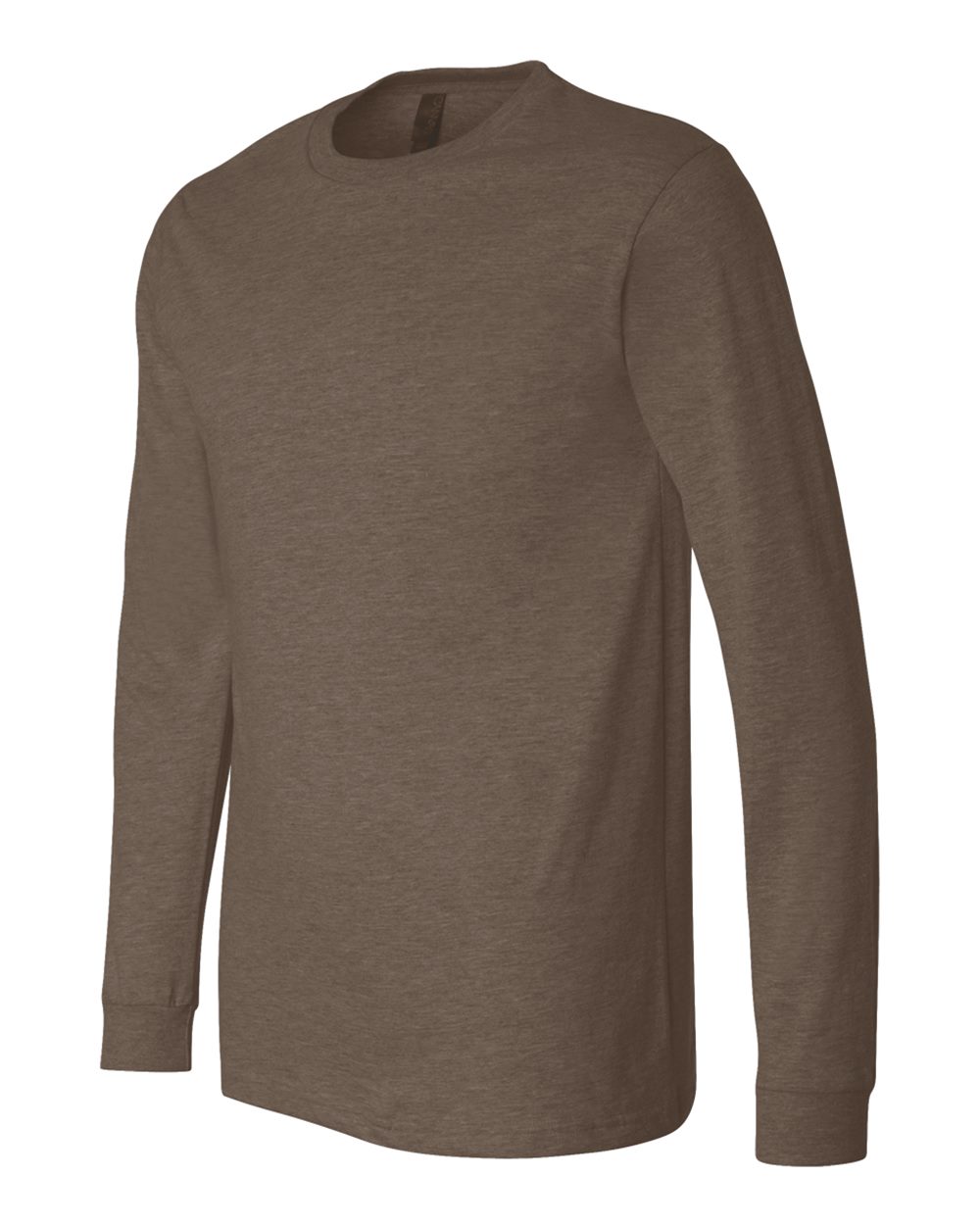 Bella Canvas Longsleeve Tee-CVC-Heather Brown