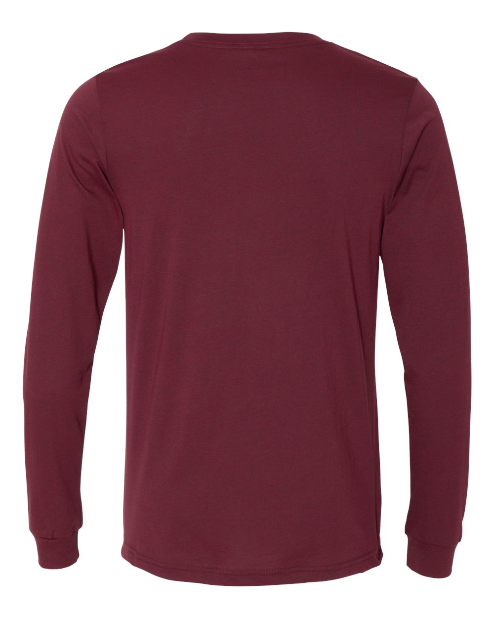 Bella Canvas Longsleeve Tee-CVC-Heather Cardinal