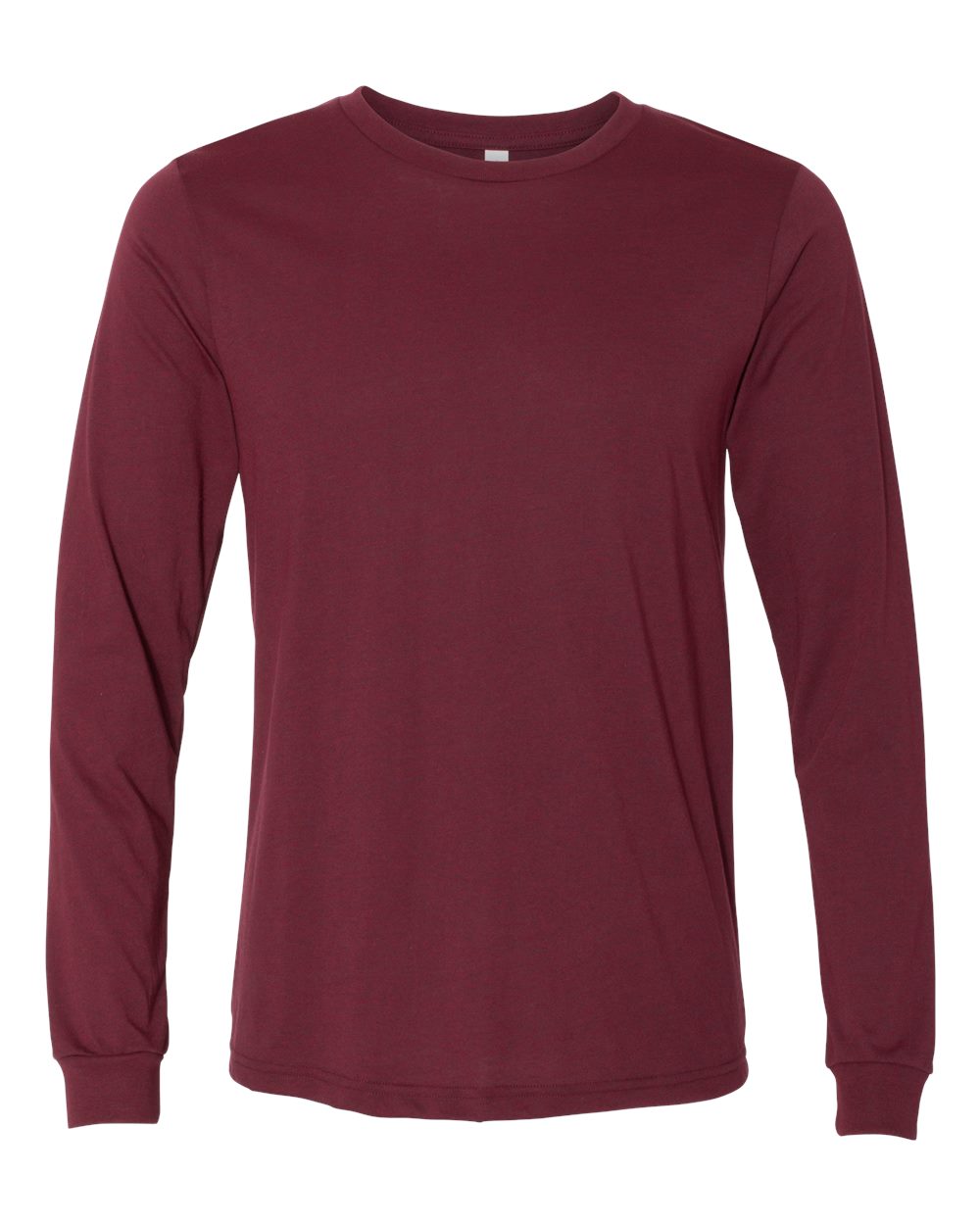 Bella Canvas Longsleeve Tee-CVC-Heather Cardinal