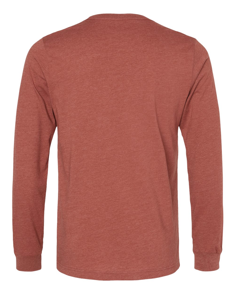 Bella Canvas Longsleeve Tee-CVC-Heather Clay