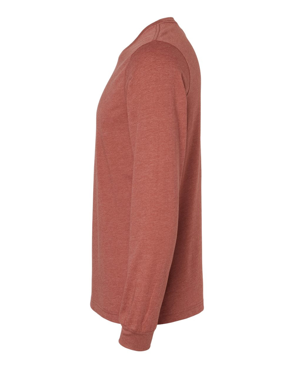 Bella Canvas Longsleeve Tee-CVC-Heather Clay