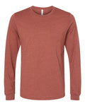 Bella Canvas Longsleeve Tee-CVC-Heather Clay