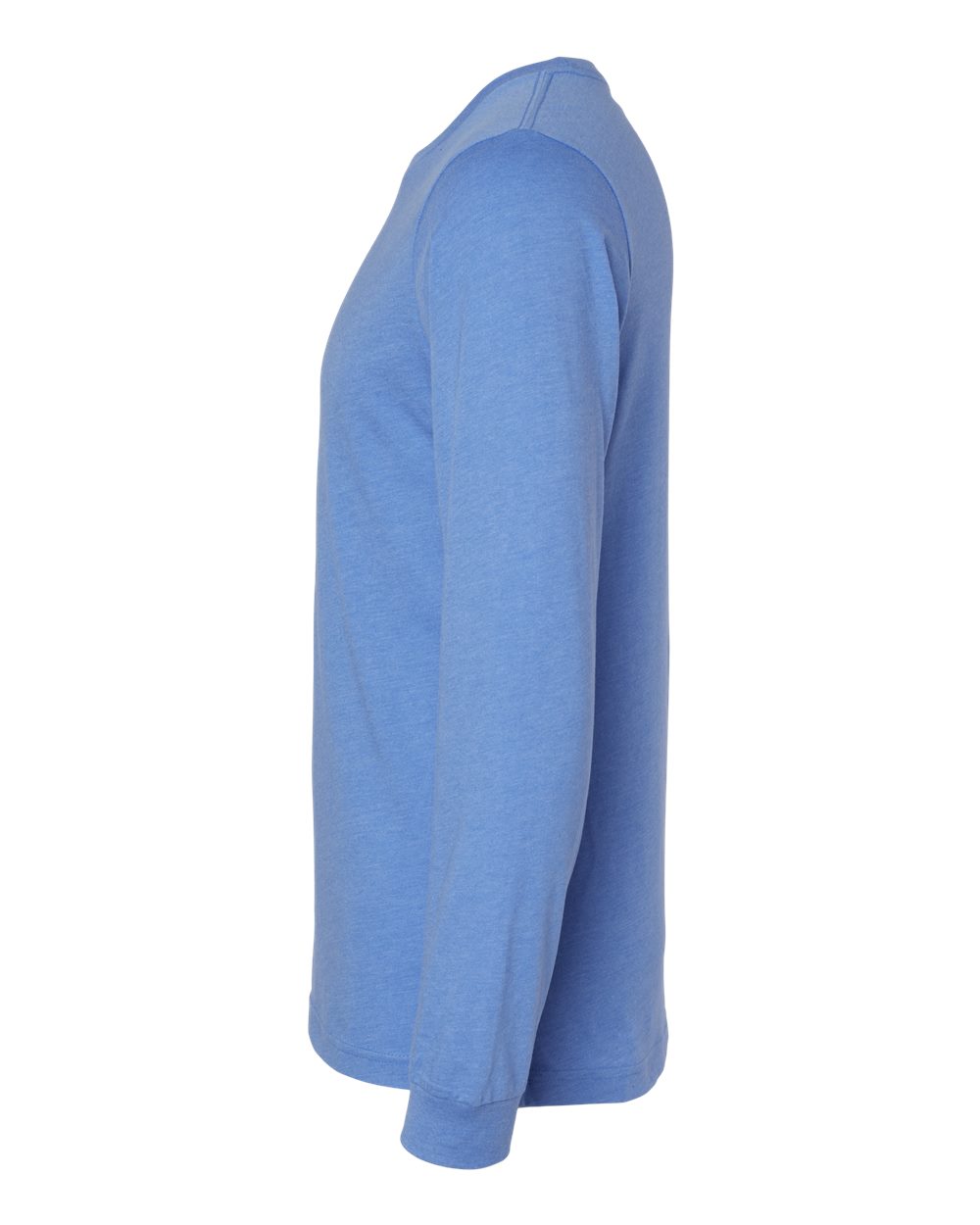 Bella Canvas Longsleeve Tee-CVC-Heather Columbia Blue