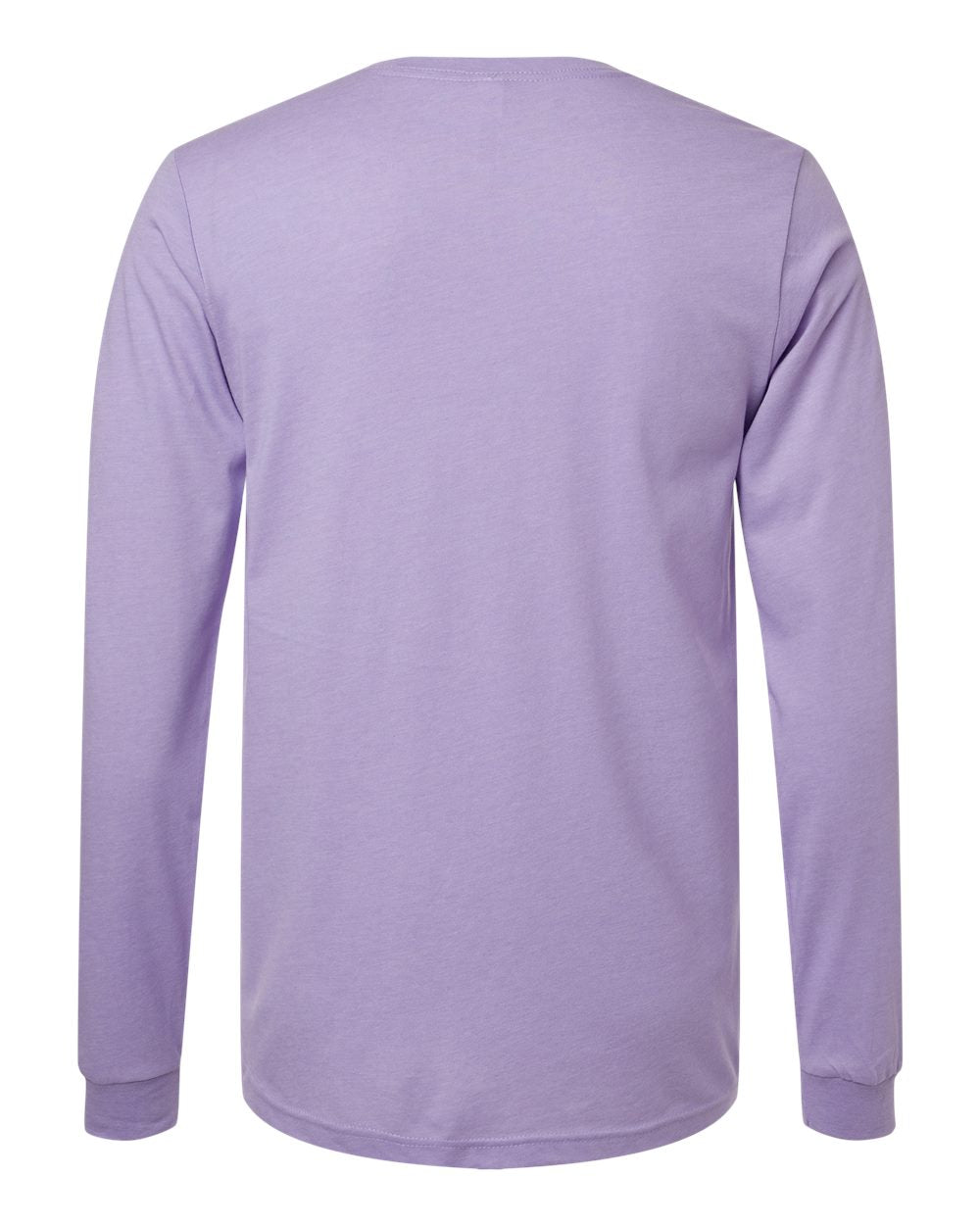 Bella Canvas Longsleeve Tee-CVC-Heather Dark Lavendar