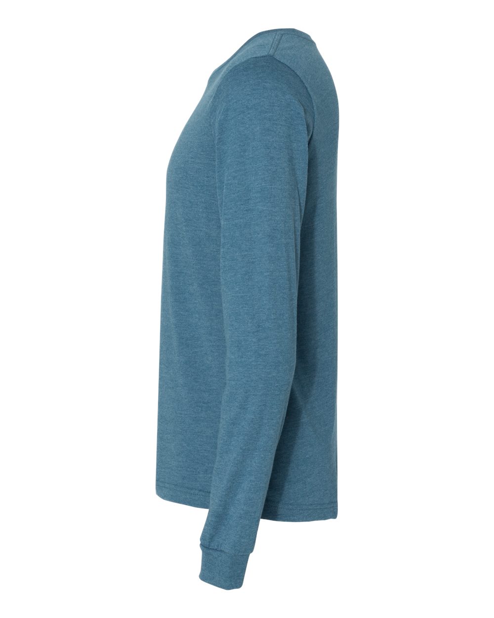 Bella Canvas Longsleeve Tee-CVC-Heather Deep Teal