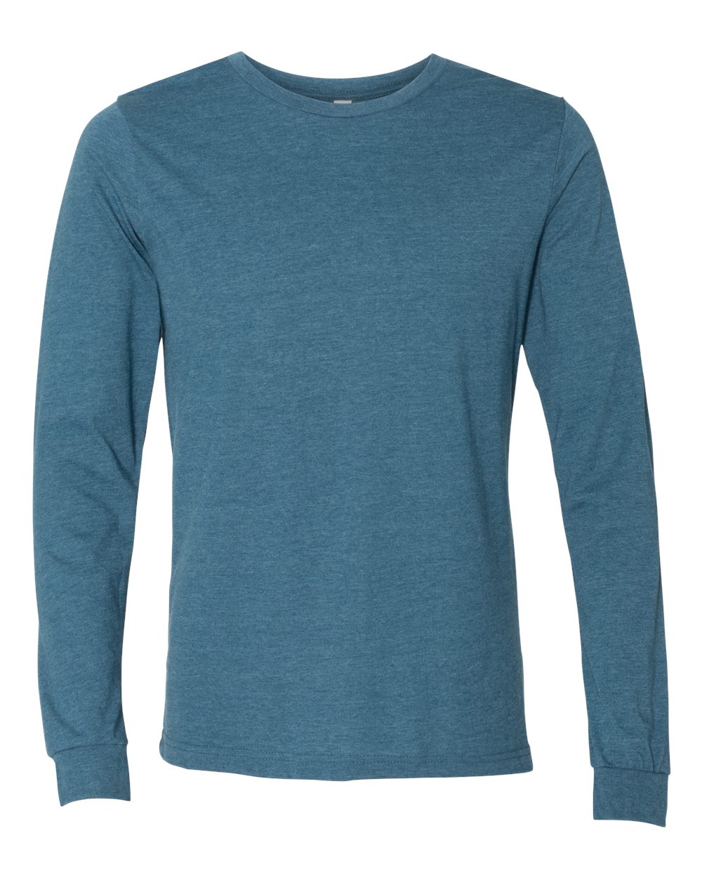 Bella Canvas Longsleeve Tee-CVC-Heather Deep Teal