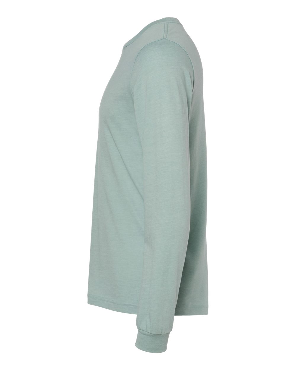 Bella Canvas Longsleeve Tee-CVC-Heather Dusty Blue