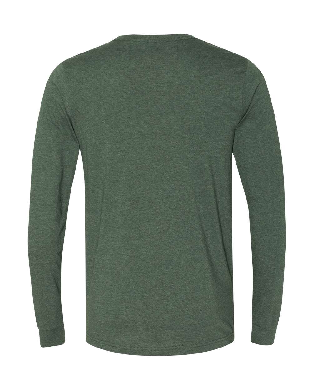 Bella Canvas Longsleeve Tee-CVC-Heather Forest