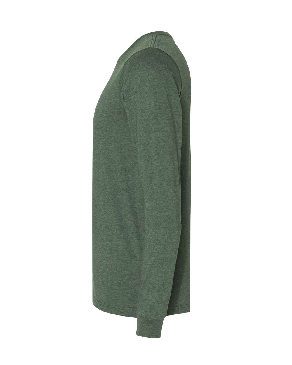 Bella Canvas Longsleeve Tee-CVC-Heather Forest