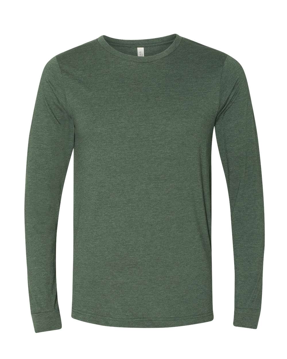 Bella Canvas Longsleeve Tee-CVC-Heather Forest