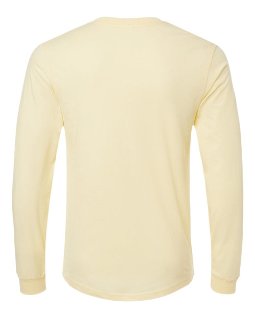 Bella Canvas Longsleeve Tee-CVC-Heather French Vanlla