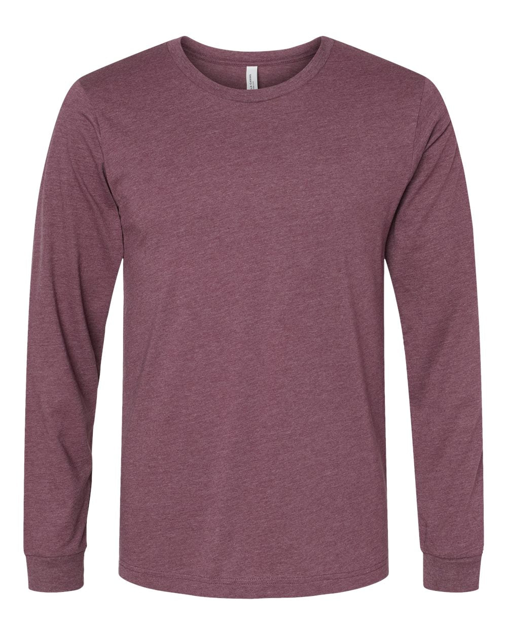 Bella Canvas Longsleeve Tee-CVC-Heather Maroon
