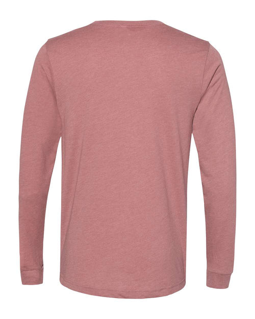 Bella Canvas Longsleeve Tee-CVC-Heather Mauve