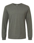 Bella Canvas Longsleeve Tee-CVC-Heather Military Green