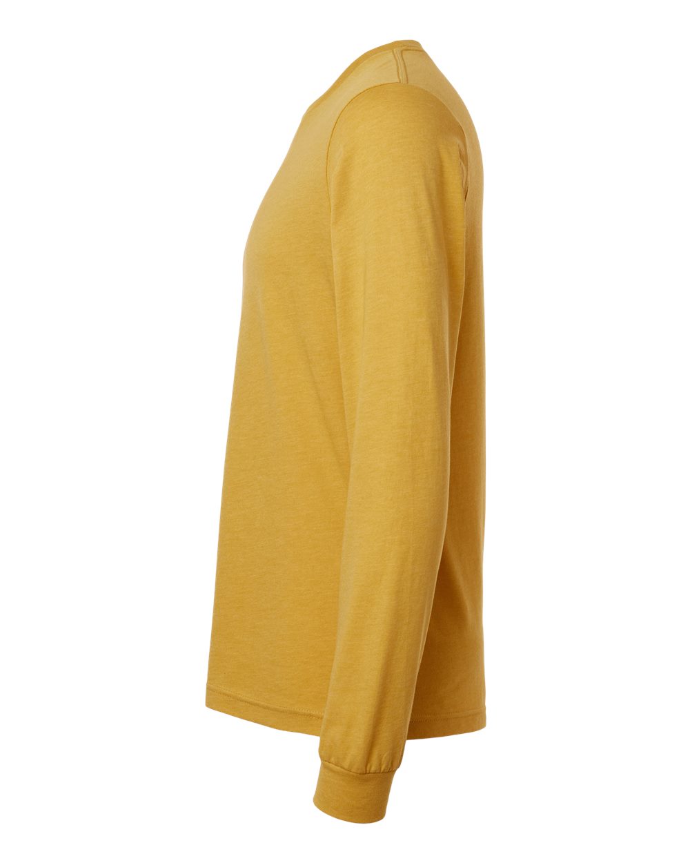 Bella Canvas Longsleeve Tee-CVC-Heather Mustard
