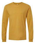 Bella Canvas Longsleeve Tee-CVC-Heather Mustard