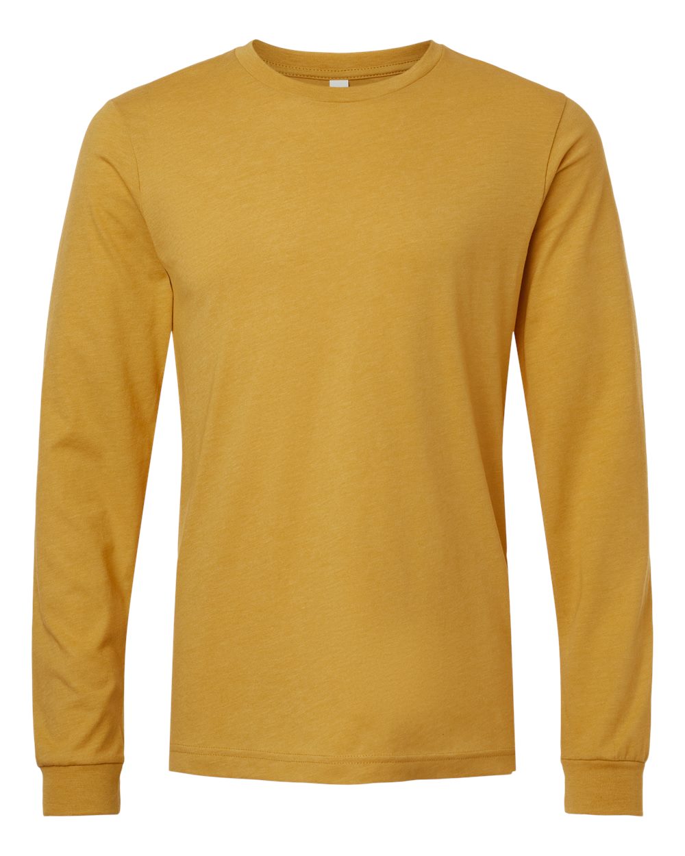 Bella Canvas Longsleeve Tee-CVC-Heather Mustard