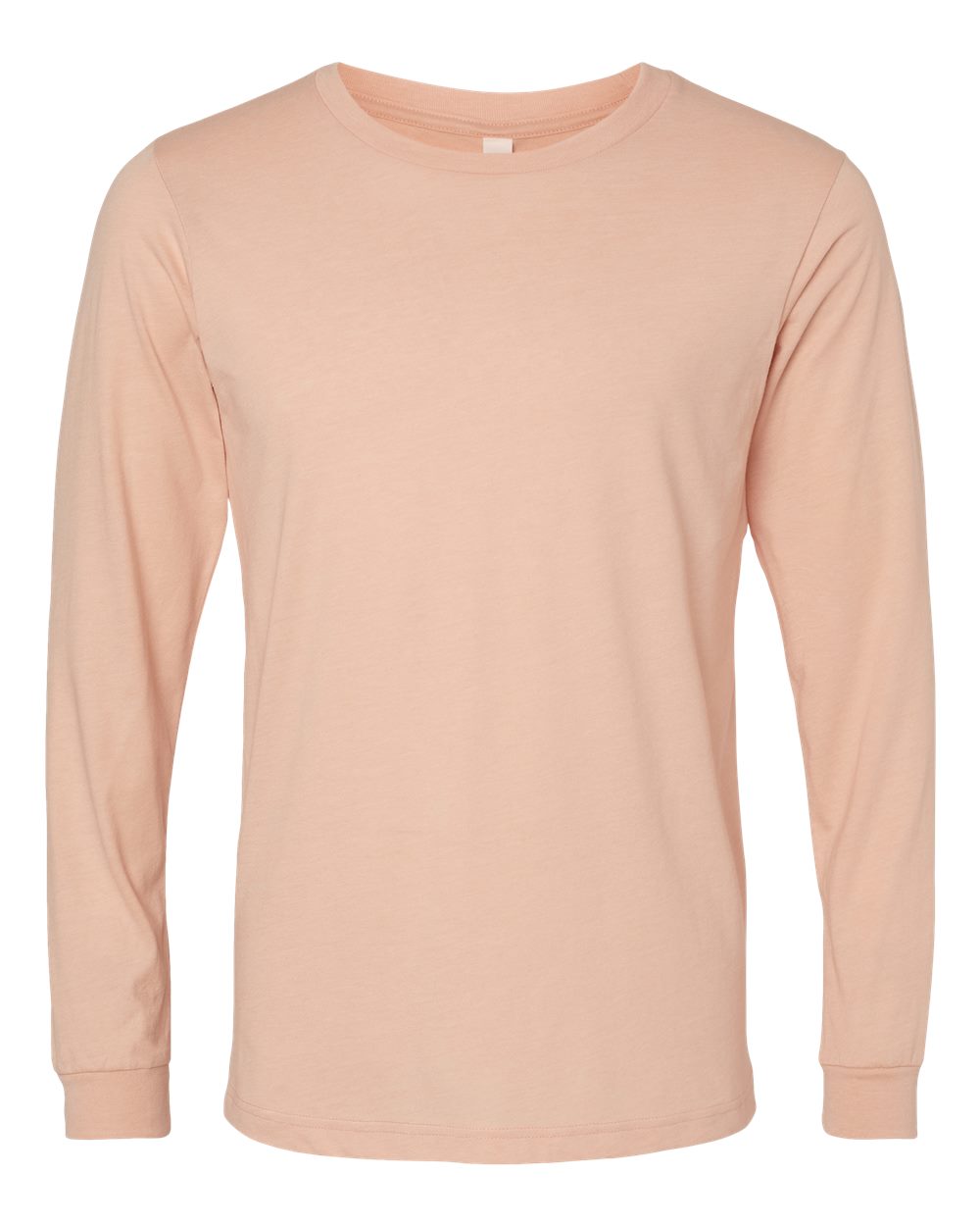 Bella Canvas Longsleeve Tee-CVC-Heather Peach