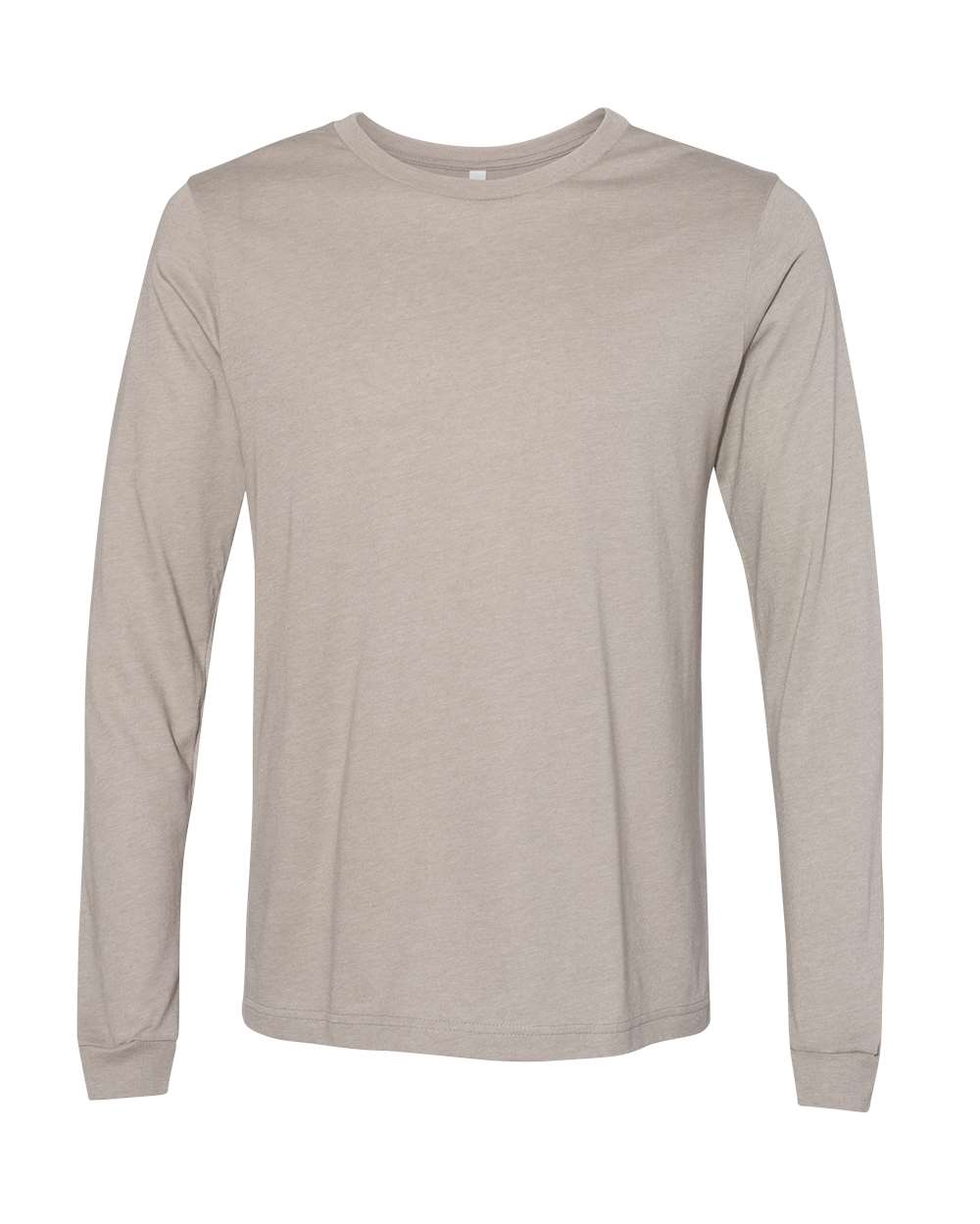 Bella Canvas Longsleeve Tee-CVC-Heather Stone