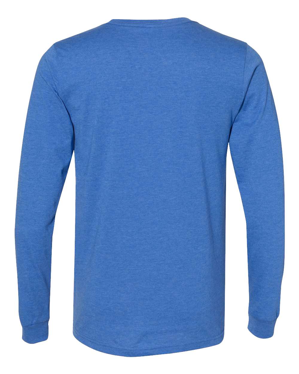 Bella Canvas Longsleeve Tee-CVC-Heather True Royal