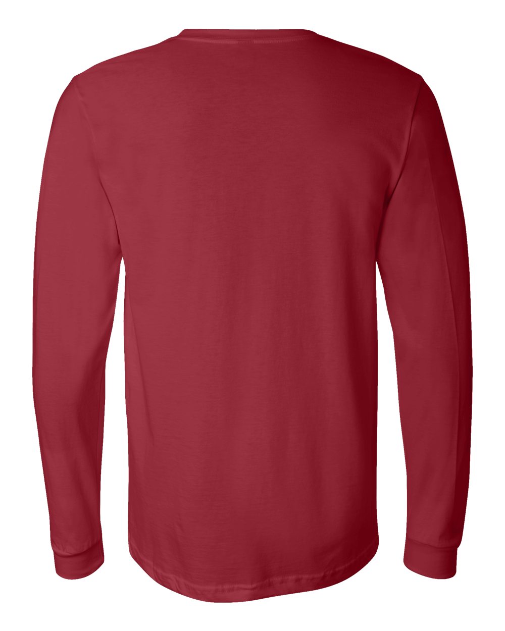 Bella Canvas Longsleeve Tee- Cardinal Red
