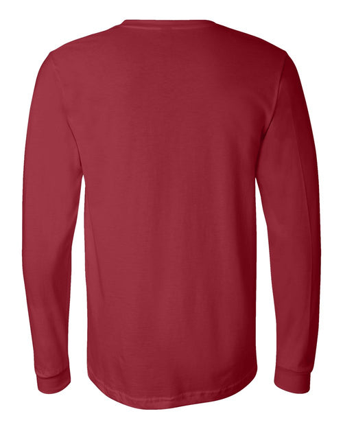 Bella Canvas Longsleeve Tee- Cardinal Red
