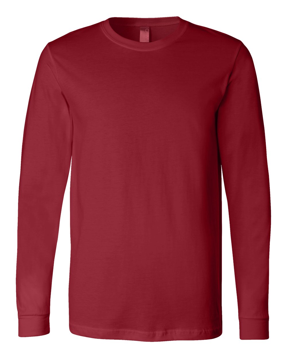 Bella Canvas Longsleeve Tee- Cardinal Red