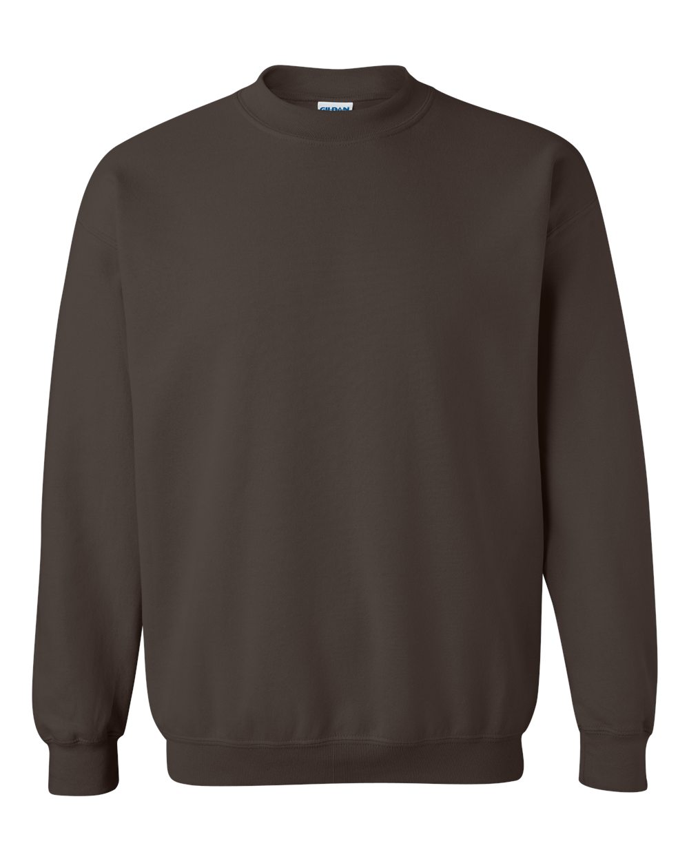 Gildan Crew Sweatshirt Dark Chocolate