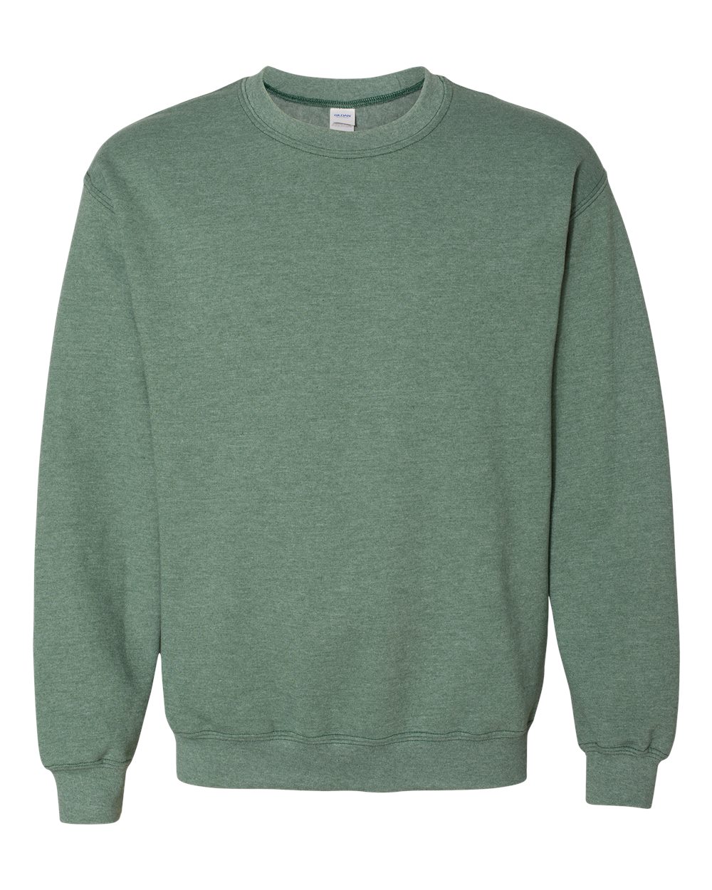 Gildan Crew Sweatshirt Dark Heather Green