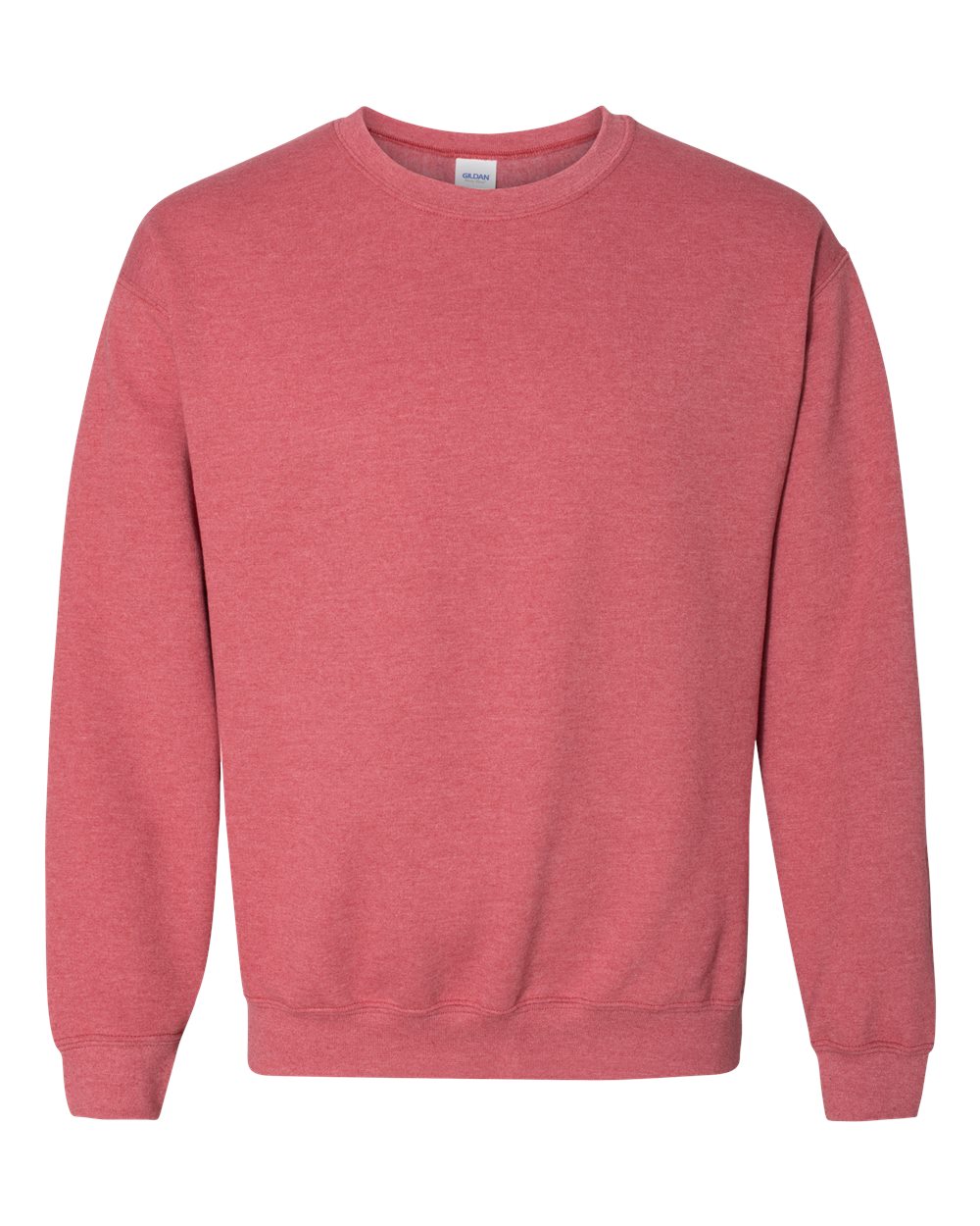 Gildan Crew Sweatshirt Heather Scarlet Red