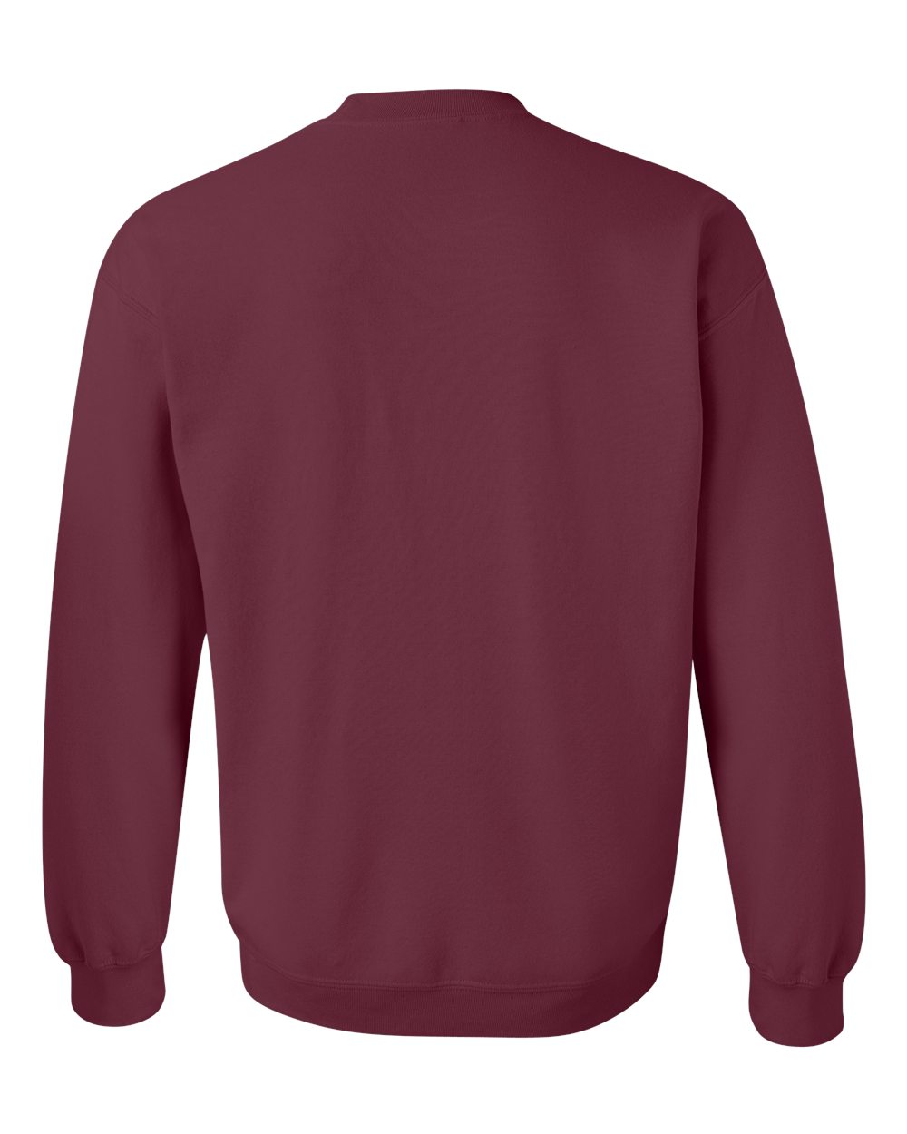 Gildan Crew Sweatshirt Maroon