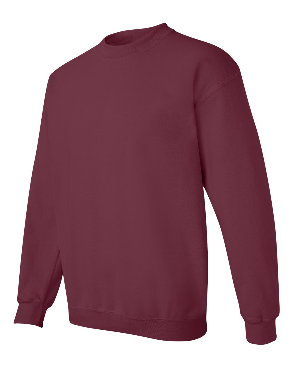 Gildan Crew Sweatshirt Maroon