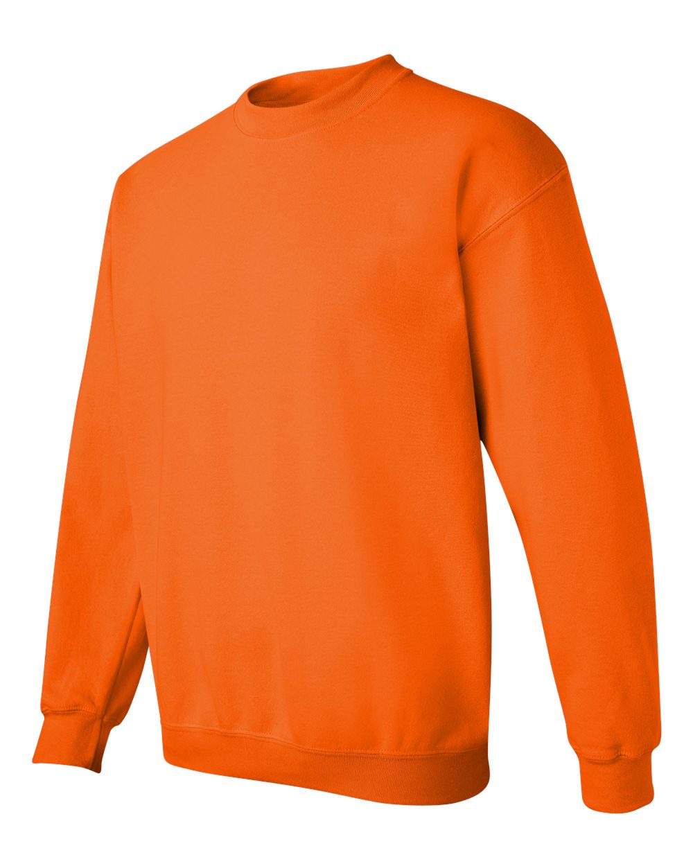 Gildan Crew Sweatshirt Safety Orange