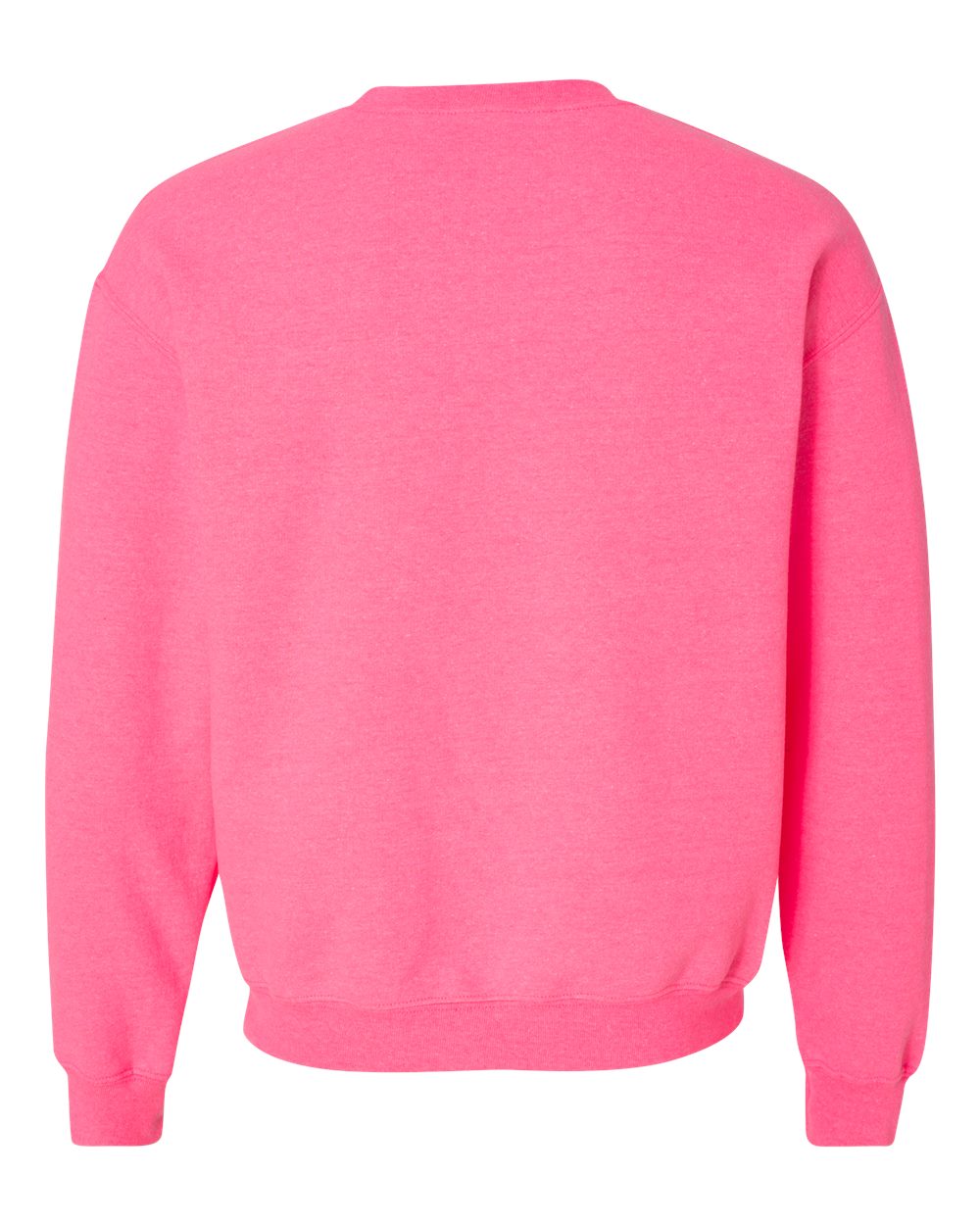 Gildan Crew Sweatshirt Safety Pink
