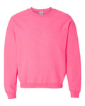 Gildan Crew Sweatshirt Safety Pink