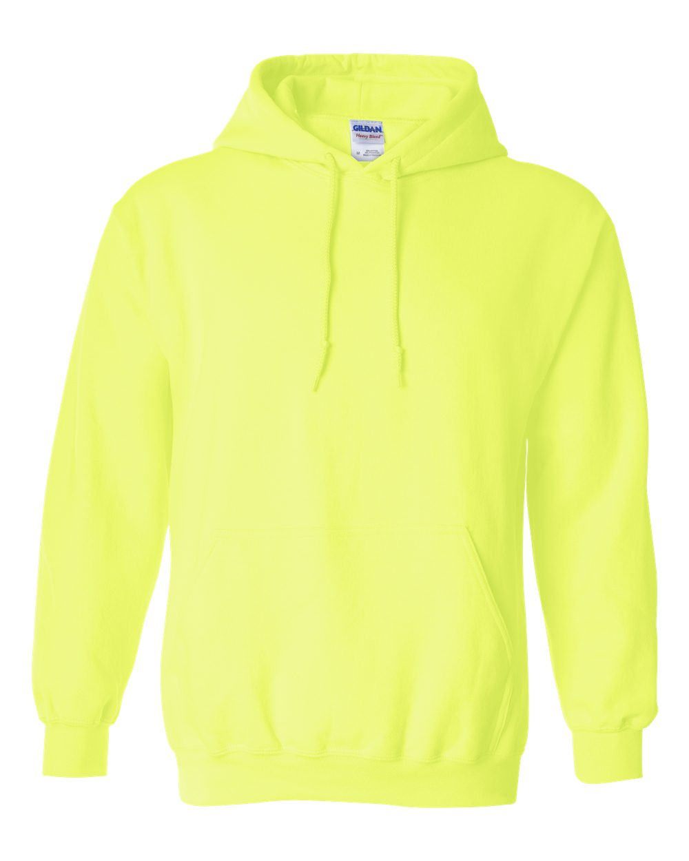 Gildan Hoodie Safety Green