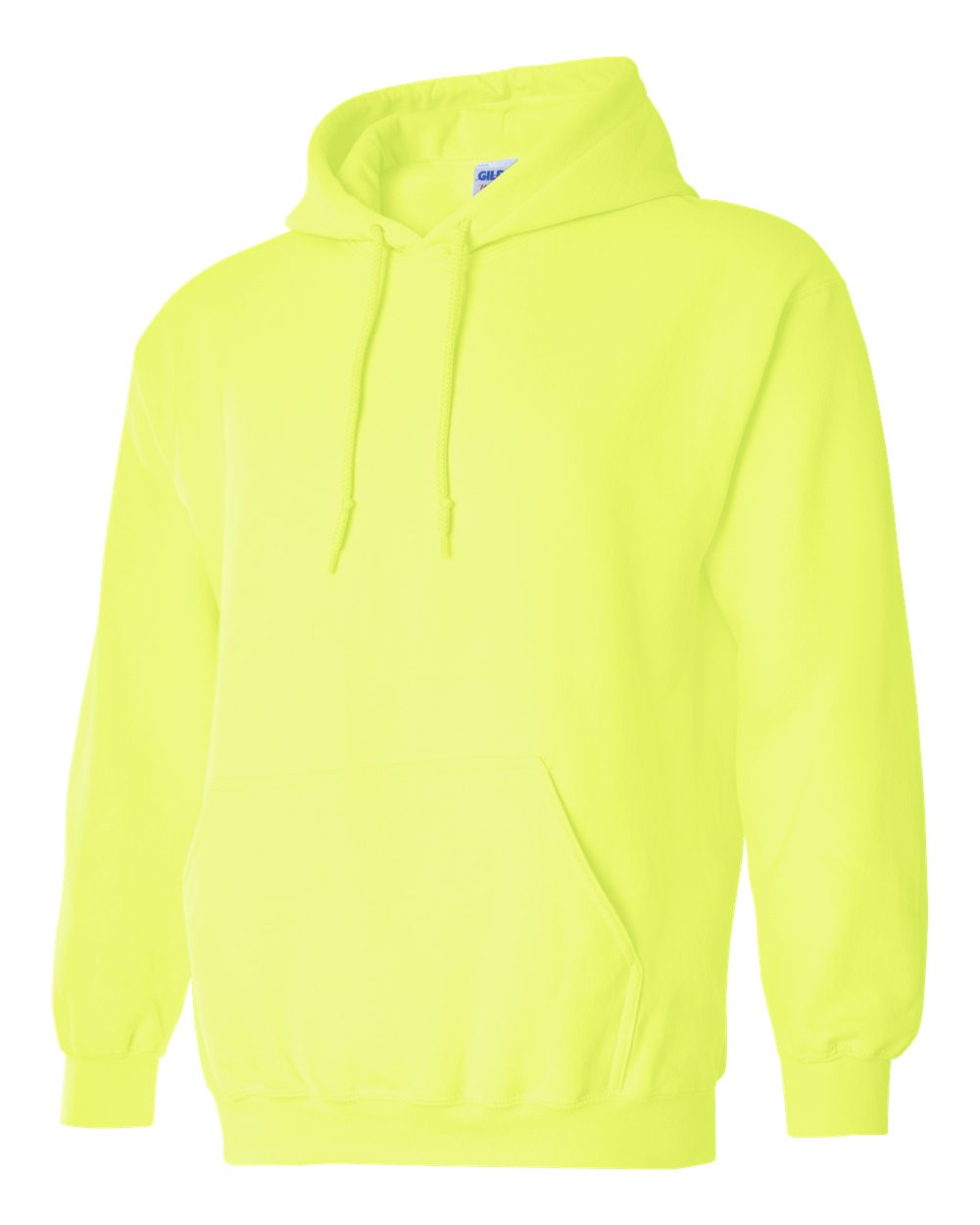 Gildan Hoodie Safety Green