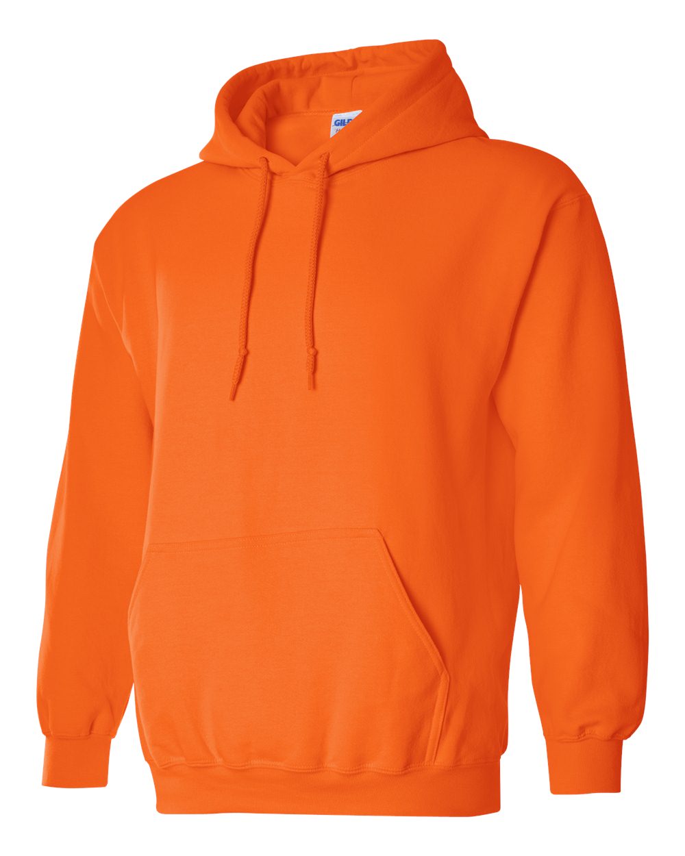 Gildan Hoodie Safety Orange