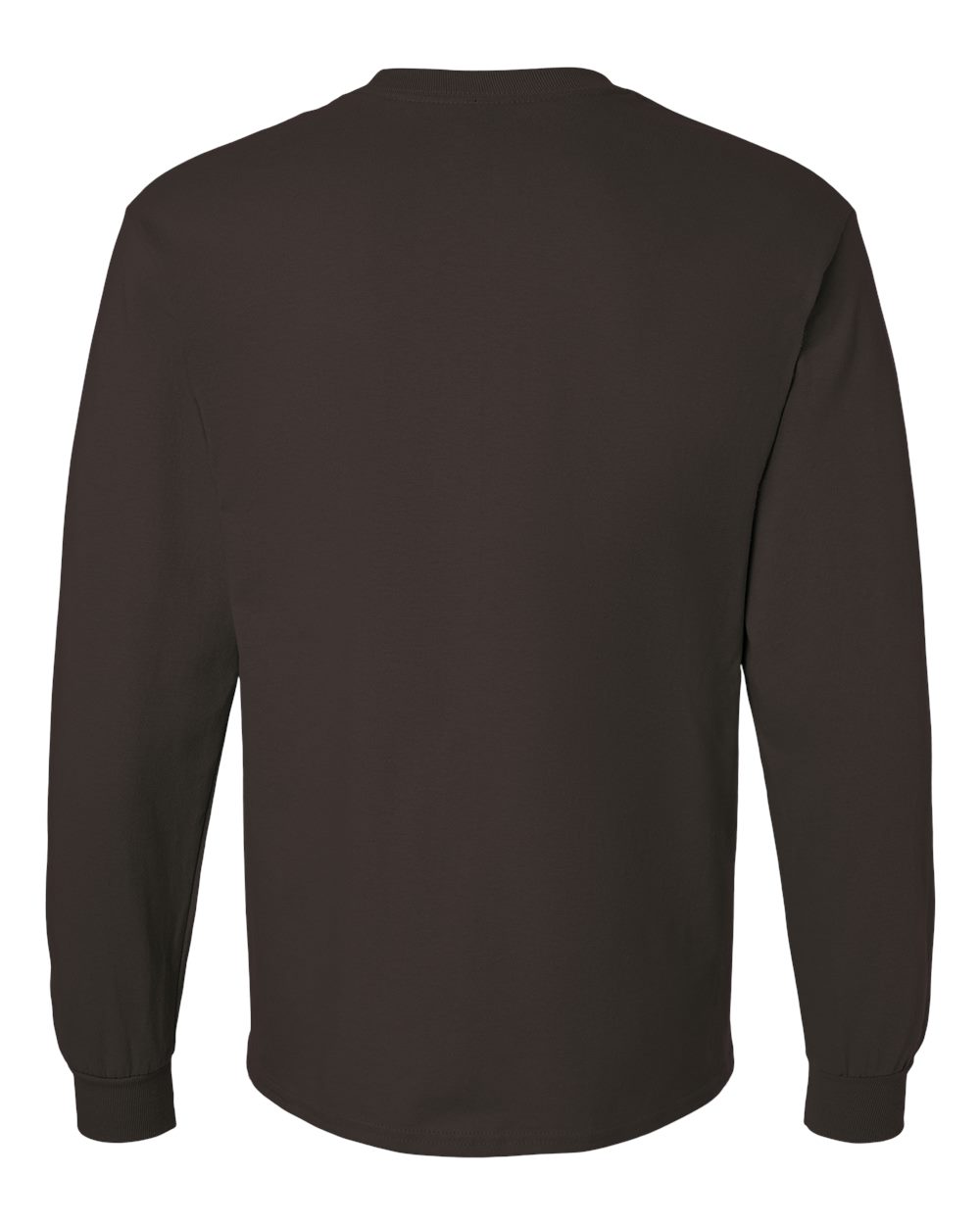 Gildan Long Sleeve T-shirt Dark Chocolate