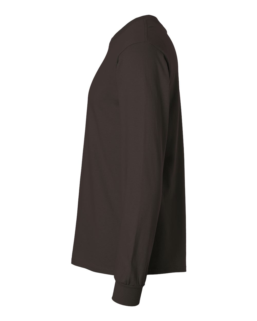 Gildan Long Sleeve T-shirt Dark Chocolate