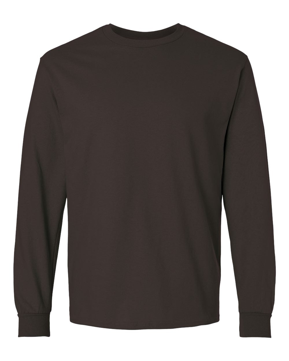 Gildan Long Sleeve T-shirt Dark Chocolate